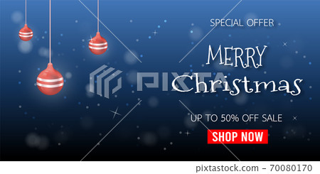 Christmas banners with shining snowflakes and... - Stock Illustration ...