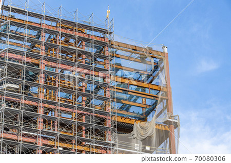 Construction site of skyscrapers 70080306