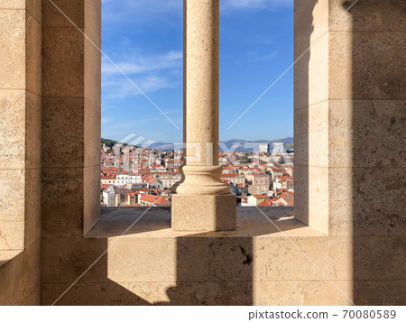 [Split] Townscape seen from Diocletian's Palace 70080589