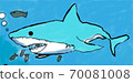 水族館鯊魚（小學生畫的風） 70081008
