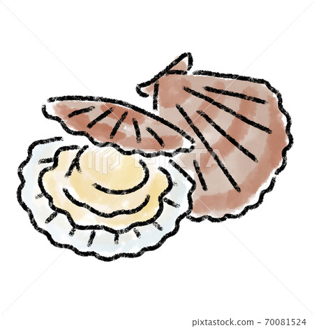 扇貝扇貝水彩手繪材料 70081524