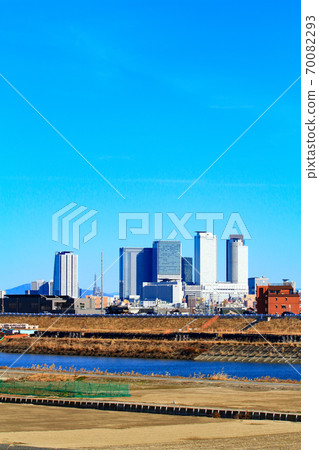 Scenery of skyscrapers in front of Nagoya station in Nagoya city 70082293