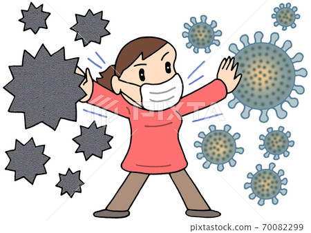 電暈和流行性感冒同時流行（女性） 70082299