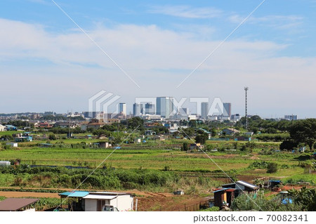 相模河流域的農業地區（神奈川縣座間市） 70082341