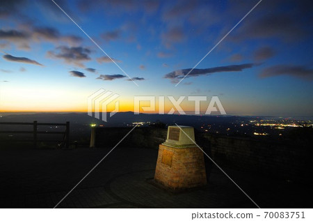 Superb view before sunrise from Nasu Kogen Observatory Superb view before sunrise from Nasu Kogen Observatory 70083751