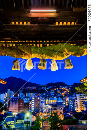 Suwa Shrine Illuminated [Nagasaki City] 70084028