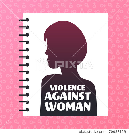 terrified girl silhouette stop violence and aggression against woman concept terrified girl silhouette stop violence and aggression against woman concept 70087129