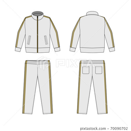 上下設置運動衫,運動服,訓練服模板圖 上下設置運動衫,運動服,訓練服模板圖 70090702