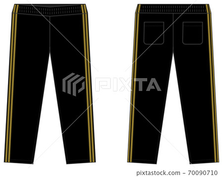 長褲球衣運動服訓練褲模板圖 長褲球衣運動服訓練褲模板圖 70090710
