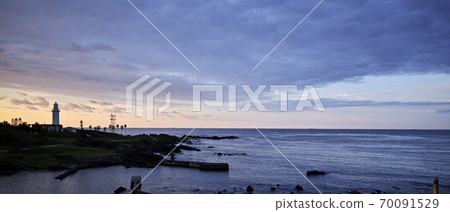 野島崎燈塔的黎明 70091529