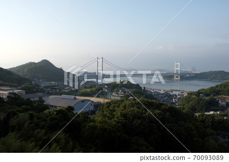 Honshu-Shikoku Bridge seen from Shimotsui (Shimotsui Seto Ohashi) Honshu-Shikoku Bridge seen from Shimotsui (Shimotsui Seto Ohashi) 70093089