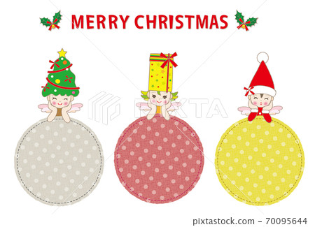 Christmas material tree angel and ornament frame Christmas material tree angel and ornament frame 70095644