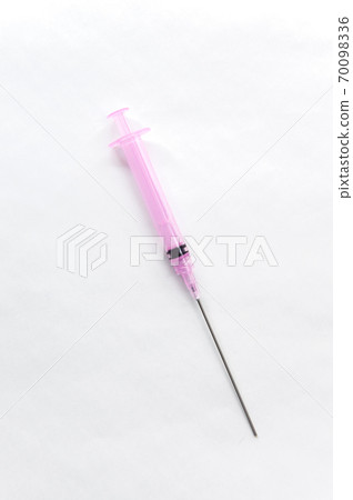 疫苗的圖像。注射器。新的電暈病毒對策。 70098336