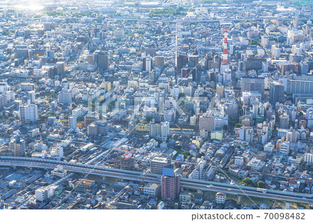 Osaka cityscape Nishinari Ward Osaka cityscape Nishinari Ward 70098482