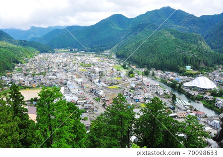 View of Gujo Hachiman Castle Town from Gujo Hachiman Castle View of Gujo Hachiman Castle Town from Gujo Hachiman Castle 70098633