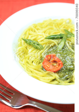 Delicious basil pasta Delicious basil pasta 70099340
