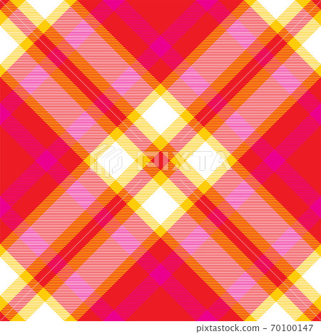 Plaid pattern seamless. Check fabric texture. Stripe square background. Vector textile design. 70100147