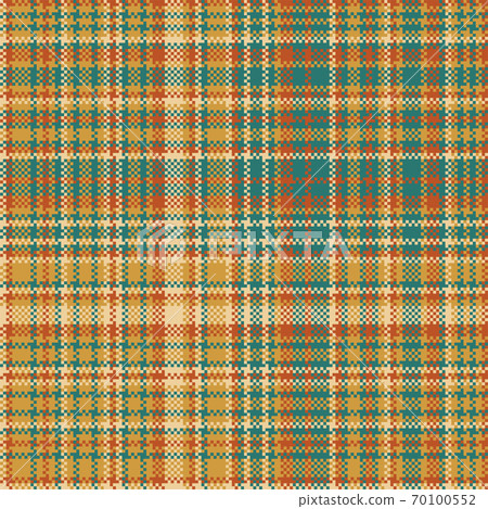 Tartan plaid pattern seamless. Print fabric texture. Check vector background. 70100552