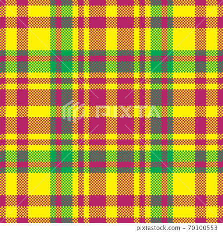 Tartan plaid pattern seamless. Print fabric texture. Check vector background. 70100553