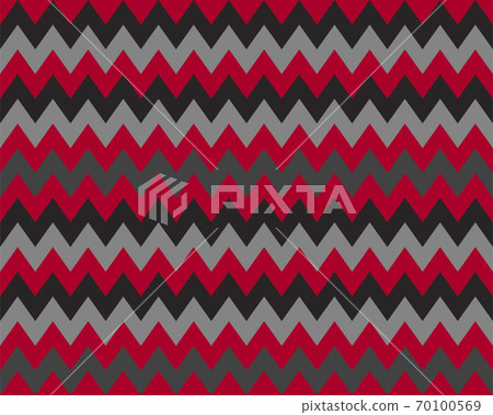 Zigzag pattern seamless. Zig zag background color. Vector abstract design. 70100569