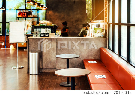 Alternative seating mark for social distance rules in the cafe distance for one seat from other people to protect from Corona Virus(COVID-19), social distancing for infection risk.New normal lifestyle Alternative seating mark for social distance rules in the cafe distance for one seat from other people to protect from Corona Virus(COVID-19), social distancing for infection risk.New normal lifestyle 70101313