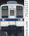 Tobu Railway 10030 series blue belt painting 70101337