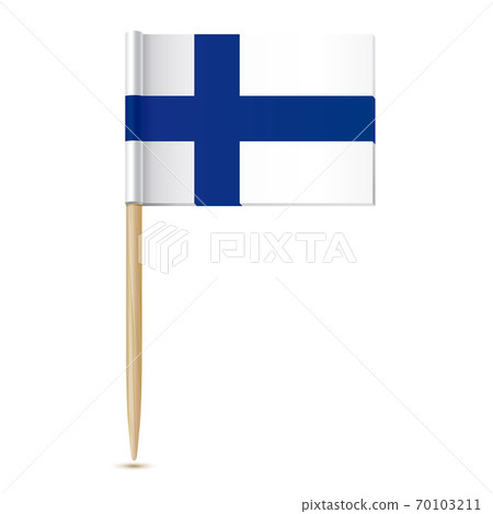 Finnish flag. Flag toothpick Finland 70103211