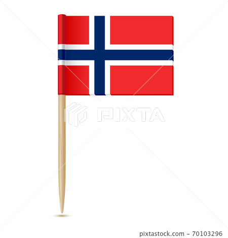 Flag of Norway. Flag toothpick 10eps Flag of Norway. Flag toothpick 10eps 70103296
