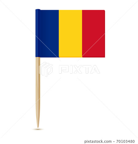 Romania flag toothpick Romania flag toothpick 70103480