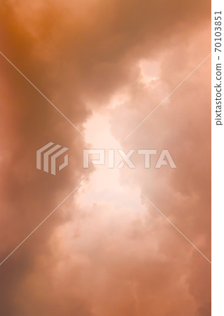 Glow in the clouds. Glow in the clouds. 70103851