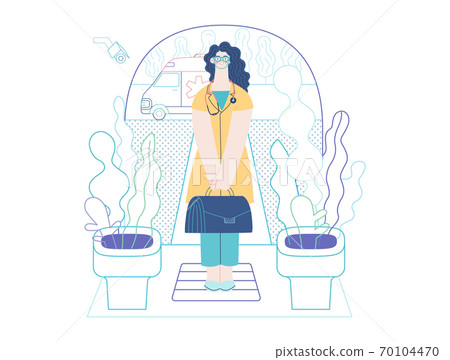 Medical insurance template - home medical assistance 70104470