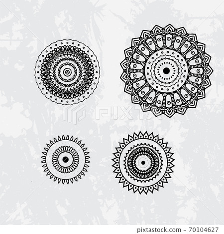 4 in 1 Beautiful symmetrical Minimal designs Elements and shapes on Gray shades abstract splash background 4 in 1 Beautiful symmetrical Minimal designs Elements and shapes on Gray shades abstract splash background 70104627