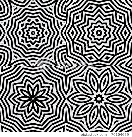 4 in 1 Beautiful symmetrical Minimal designs Elements of tribal design on Gray shades abstract splash background 4 in 1 Beautiful symmetrical Minimal designs Elements of tribal design on Gray shades abstract splash background 70104629