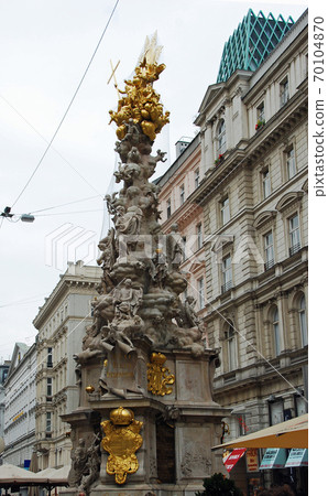 Austrian Vienna Graben Column of Pest 70104870