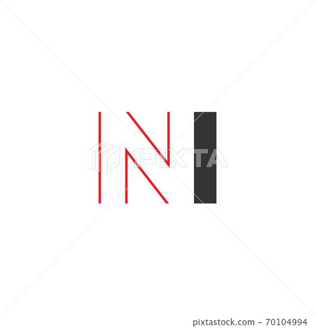 Letter N on square design Letter N on square design 70104994