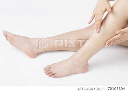 Woman taking care of her body Woman taking care of her body 70105804