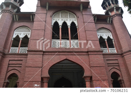孟加拉國首都達卡,一棟歷史建築,卡松廳,一幢復古的殖民時期建築 孟加拉國首都達卡,一棟歷史建築,卡松廳,一幢復古的殖民時期建築 70106231