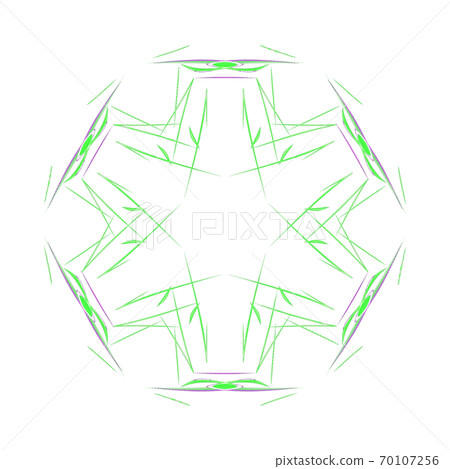 Beautiful hexagon (transparent PNG background) 20201004_017 70107256
