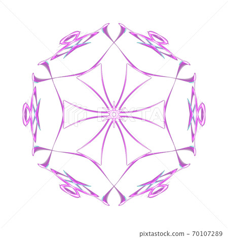 Beautiful hexagon (transparent PNG background) 20201004_001 70107289