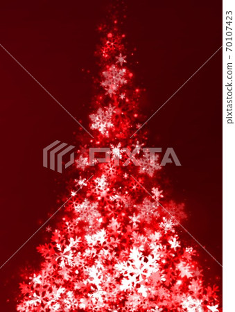 紅色閃光漸變和雪 紅色閃光漸變和雪 70107423