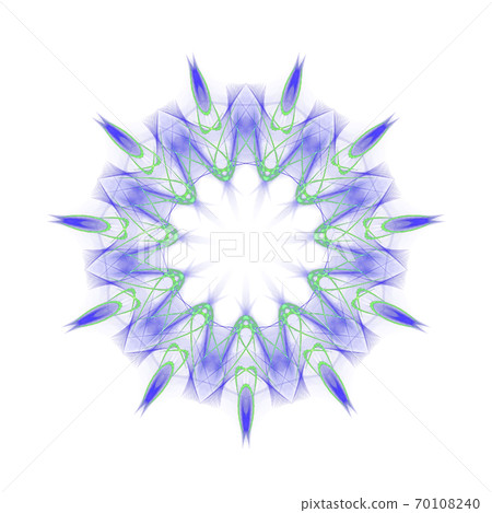 Beautiful hendecagon (transparent PNG... - Stock Illustration [70108240 ...