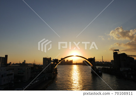 Evening landscape Evening landscape 70108911