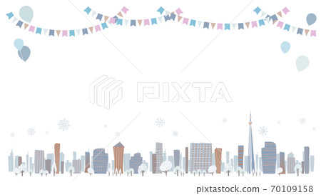 矢量 城市風光 城市景觀 70109158