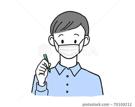 面具的年輕人與筆 面具的年輕人與筆 70109212
