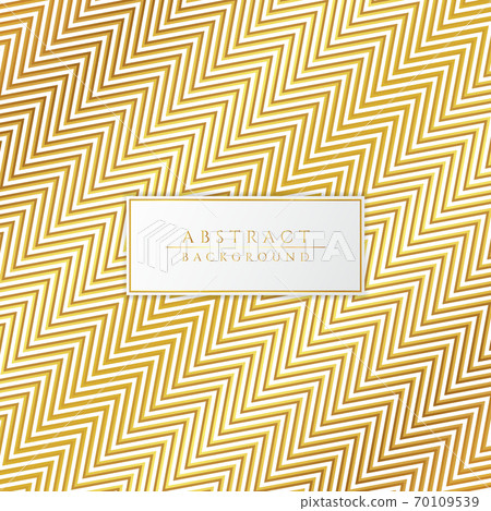 Luxury gold zigzag pattern wavy banner Luxury gold zigzag pattern wavy banner 70109539