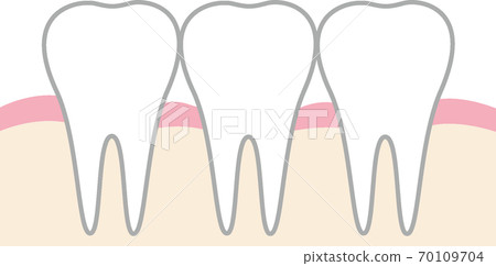 Illustration of teeth 70109704