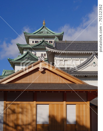 名古屋城堡本丸禦天佑登莊和城堡塔 名古屋城堡本丸禦天佑登莊和城堡塔 70112362