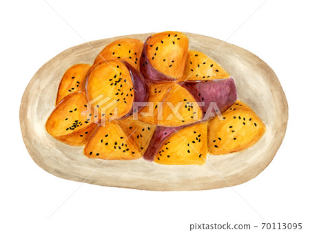 大學馬鈴薯（水彩畫） 70113095