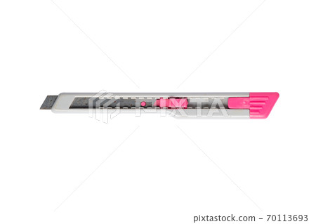 Cutter Knife in isolated with clipping path. Cutter Knife in isolated with clipping path. 70113693
