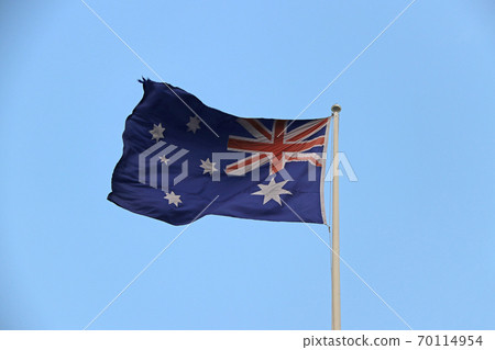 Tri Color of Australia Flag, The flag of Australia, a blue field with the Union Jack in the canton Tri Color of Australia Flag, The flag of Australia, a blue field with the Union Jack in the canton 70114954